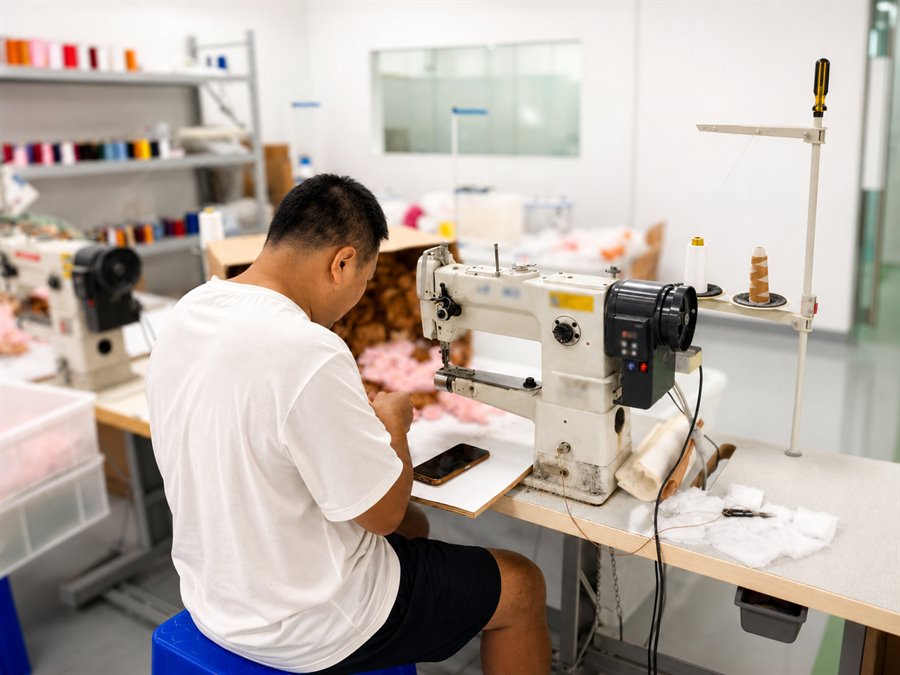 山丘造物文化发展有限公司生产车间实拍