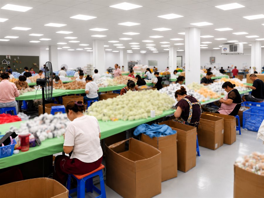 山丘造物文化发展有限公司生产车间实拍