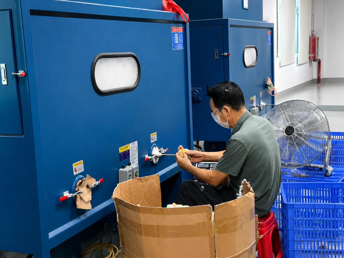 山丘造物毛绒玩具充棉工艺实拍